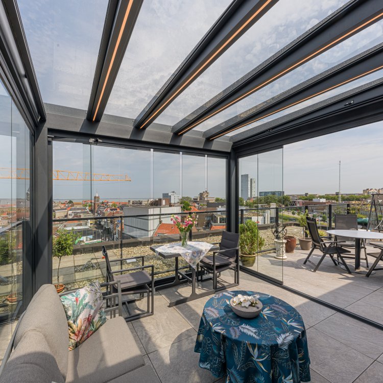 tuinkamer op balkon