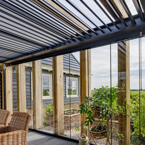 Hybride tuinkamers en terrasoverkappingen Metalura
