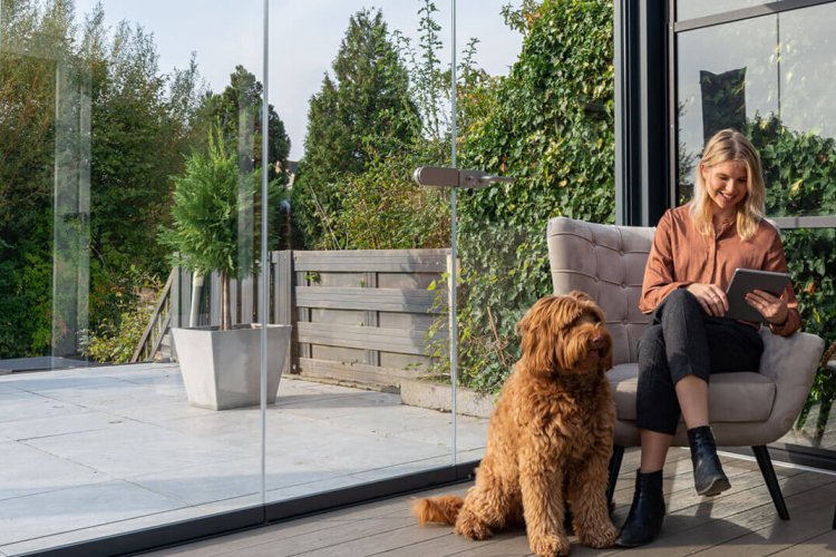 Overkapping dichtmaken met glas