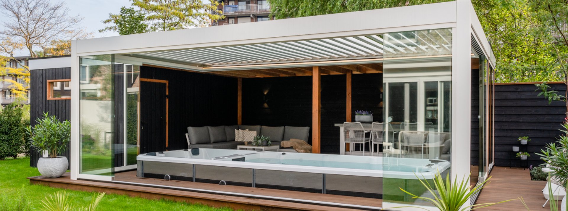 Lamellendak tuinkamer