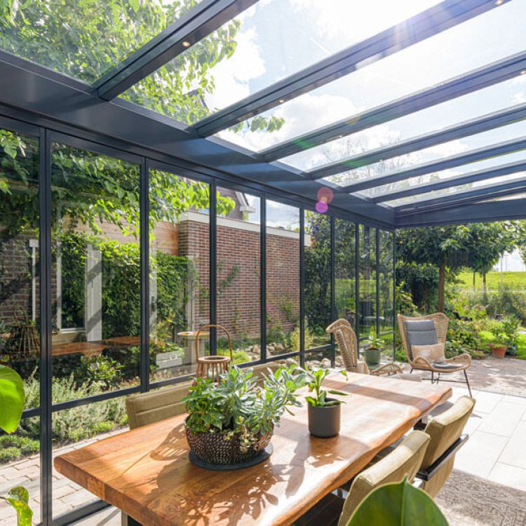 glazen terrasoverkapping 