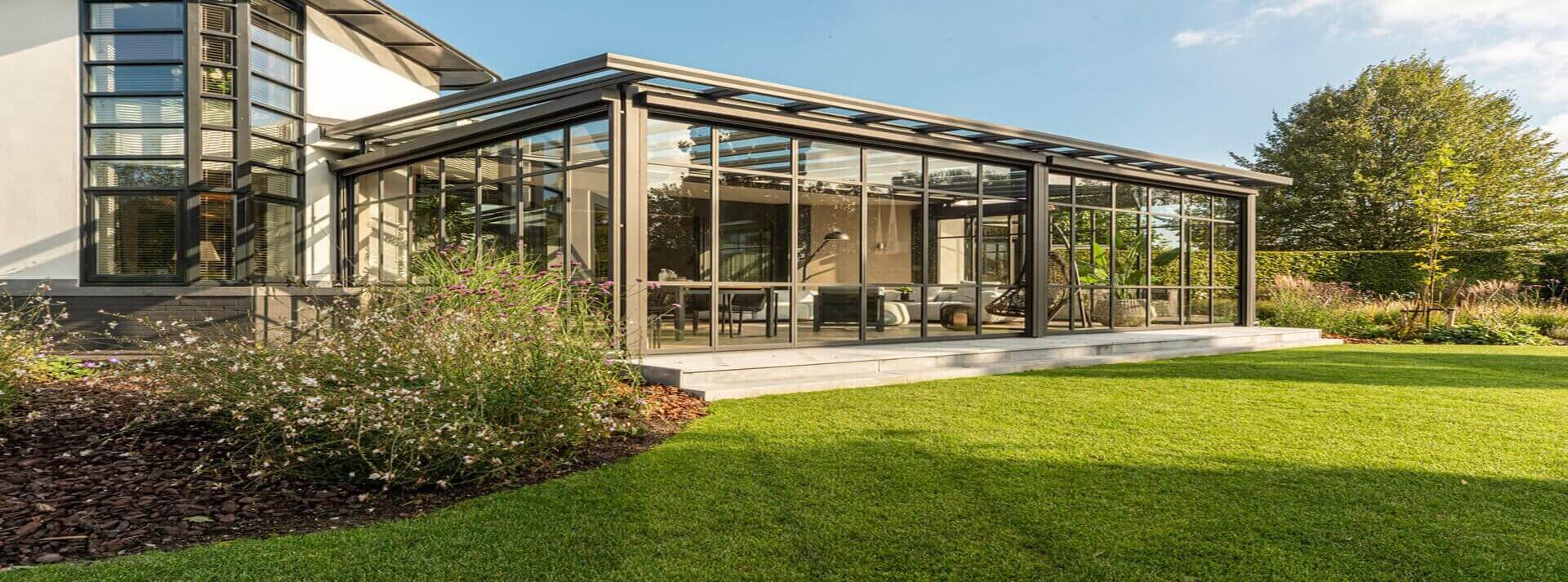 Steellook glazen schuifwand