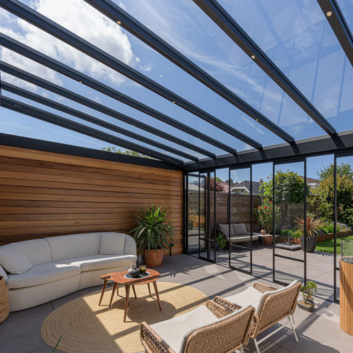 Hybride tuinkamers en terrasoverkappingen Metalura